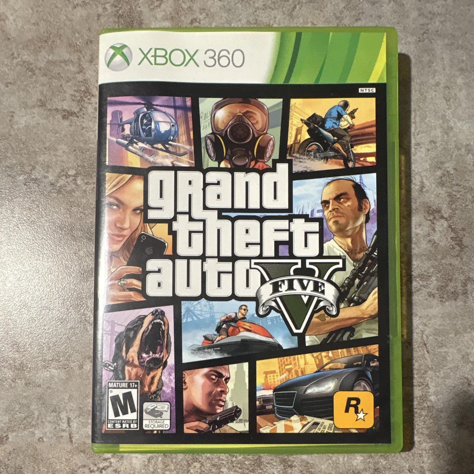 Grand Theft Auto V Microsoft Xbox 360 Video Game. Great Condition! GTA 5