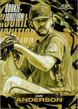 2021 Topps Fire - Rookie Ignition Ian Anderson #RI-7 Gold Minted (RC)