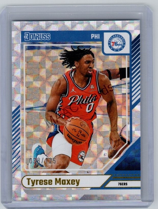 2024-25 Donruss - Tyrese Maxey #192 Hyper /125