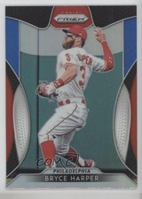 2019 Panini Prizm Tier II Red White & Blue Prizm Bryce Harper #148 0w8