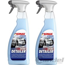 2x 750ml SONAX XTREME BRILLIANTSHINE DETAILER LACKPFLEGE LACKREINIGER POLITUR