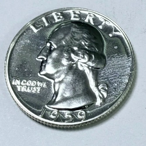 1959 Washington Quarter 90% Silver MS Mint State Details #4377