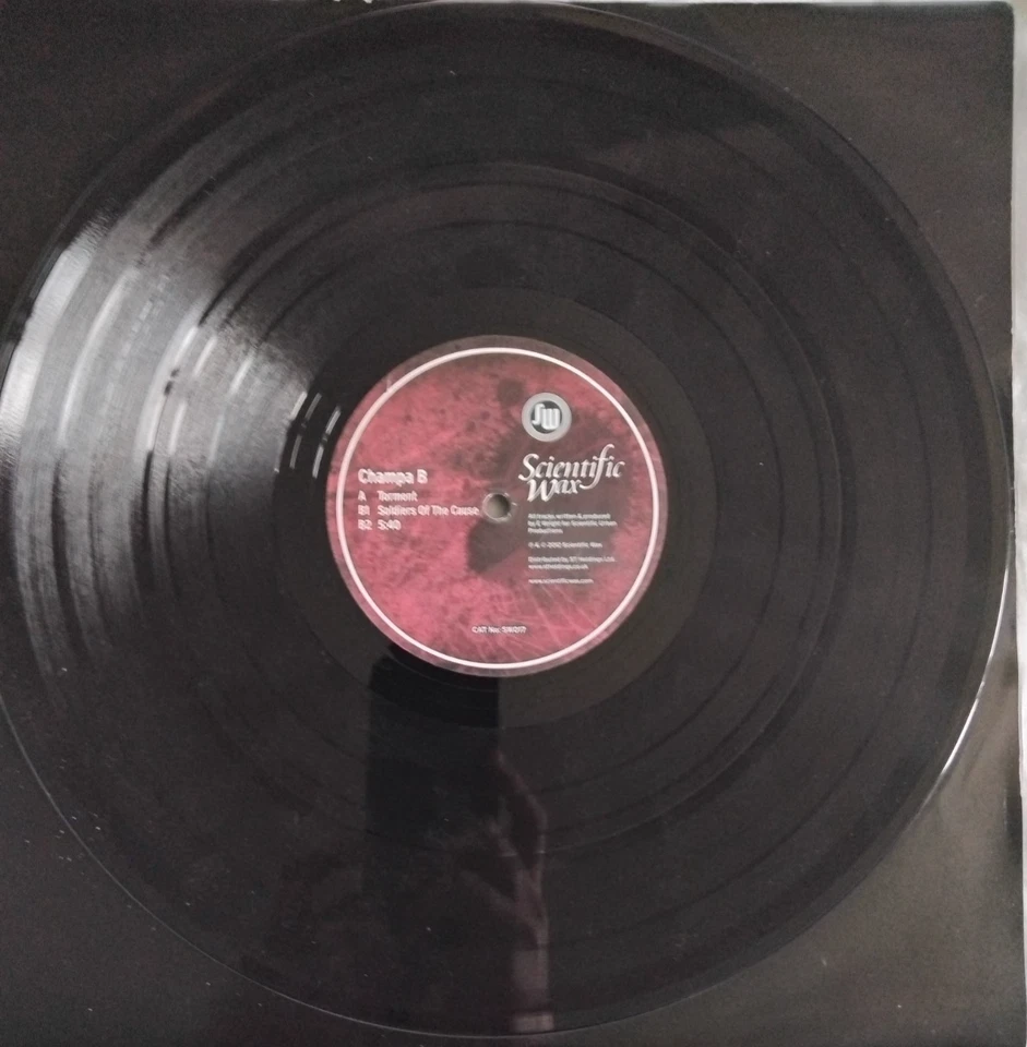 Champa B - Torment - Scientific Wax 2012 Drum & Bass Jungle Rare VG+ - Image 4 of 4