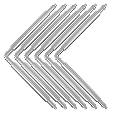 40 Pcs Watch Ear Needle Replacement Spring Bar Tool Strap Pins Band Parts