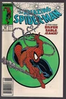 AMAZING SPIDER-MAN #301 MARVEL 1988 SILVER SABLE APP McFARLANE ART NEWSSTAND VF