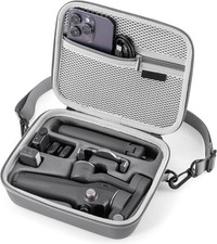 For DJI OM 7 Pro/OM8 PU Shoulder Bag Gimbal Stabilizer Carrying Travel Case