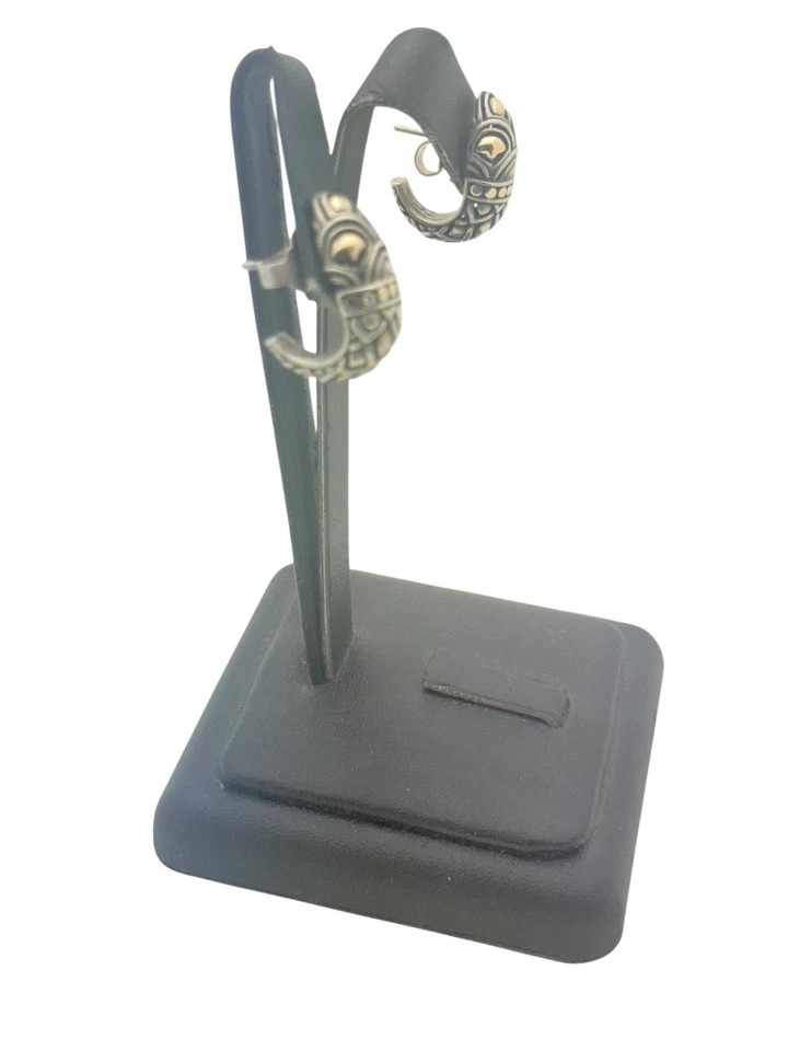 Pendientes de camarones Naga leyendas de oro de 18 quilates y leyendas John Hardy Foto 3 de 4