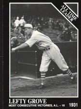 Lefty Grove 1991 Conlon Collection TSN #255 Philadelphia Athletics