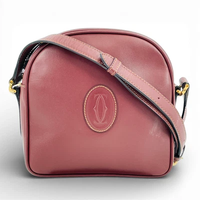 Sac à bandoulière réglable CARTIER Must Line Bordeaux pour femmes - Photo 1/4