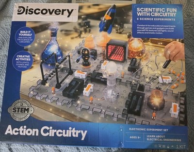 Discovery #MINDBLOWN Action Circuitry Electronic Experiment STEM Set Science Kit