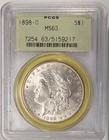 1898-O Morgan Silver Dollar PCGS MS-63 OGH - A29