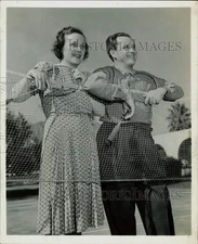 Press Photo Radio artists Fibber McGee and Molly - kfx39754