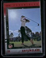 2025 Panini Caitlin Clark Chronicled #52 Caitlin Clark Red Holo