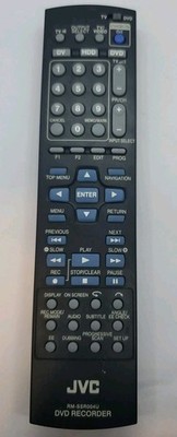 Original JVC RM-SSR004U Remote Control SRDVM700US SRDVM600U SRDVM600US