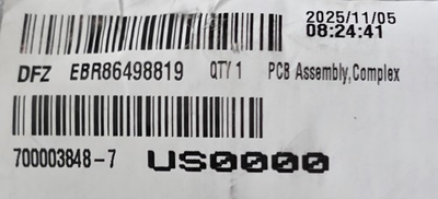 #ad 🚨NEW OEM LG Washer Control Board Union EBR86498819 LAST ONE 🚨 $219.99