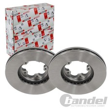 2x FERODO 288mm BREMSSCHEIBEN BELÜFTET VORNE passend für FORD TOURNEO TRANSIT | 