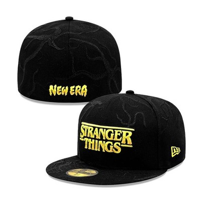 New Era 59FIFTY NET FLIX Stranger Things Collaboration All Over Black 14867821