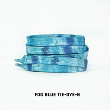 Dazzling Blue Shoelace Flat Shoelaces for Sneakers Colorful Gradient Stripe Tie-