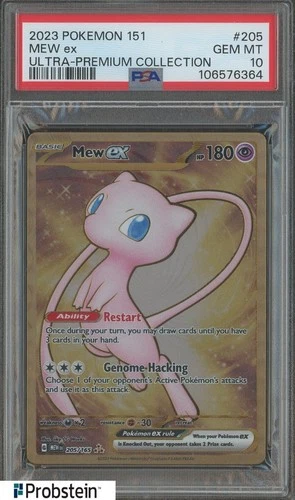 2023 Pokemon 151 Ultra Premium Collection #205 Mew ex PSA 10 GEM MINT