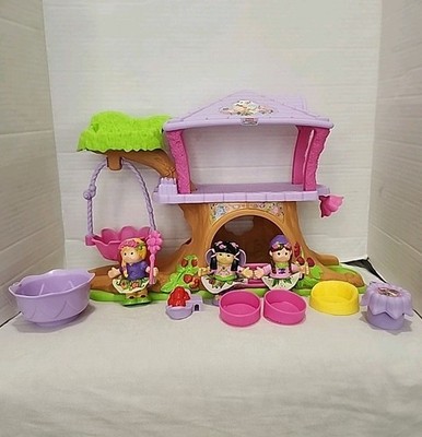 Fisher Price Little People Princess Fairy Treehouse Play Set Unicorn Figure 