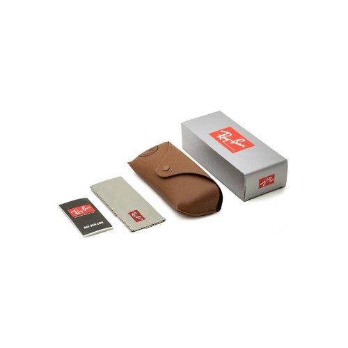 RAY-BAN PILOT SUNGLASSES RB3558 002/T5 BLACK/BROWN 58MM - Picture 3 of 3