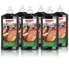 6x 500ml SONAX LEDERPFLEGELOTION LEDERPFLEGE PFLEGELOTION LEDER PFLEGE LOTION