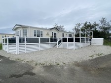 Large Static Caravan Near widemouth bay. Bude.2016 cristol Lodge With Hot Tub