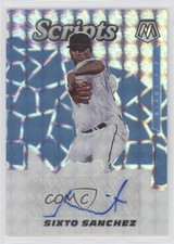 2021 Panini Mosaic Scripts Sixto Sanchez #SCR-SS Auto 0k20