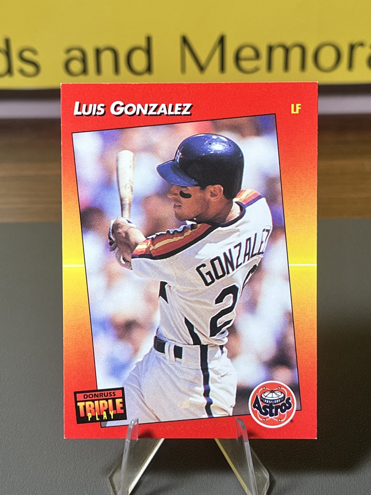 1992 Donruss Triple Play - Luis Gonzalez #210