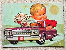Original 1965 Dodge Polara / Monaco Dealer Promotional Car Puzzle RARE Mopar