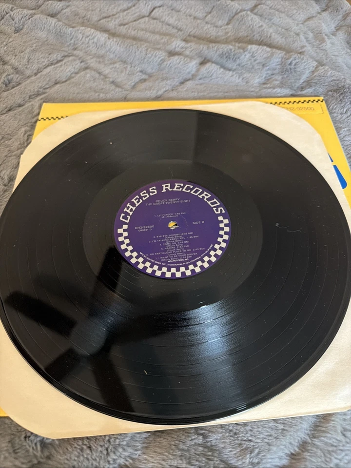 1984 Chuck Berry The Great Twenty-Eight 2 Records Set Vinyl 12" LP CH 2-92500 - Image 4 of 4