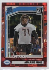 2024 Donruss Rated Rookie Optic Preview Red Pandora Prizm Amarius Mims #350 0ud4