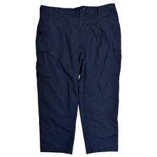 511 Tactical Cargo Pants Mens Size XL Regular Blue Adjustable Outdoor Utility