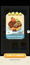 Premium Donut - Stickers - 4⭐⭐⭐⭐ - ⚡️ Bon Appetit Album  ⚡️
