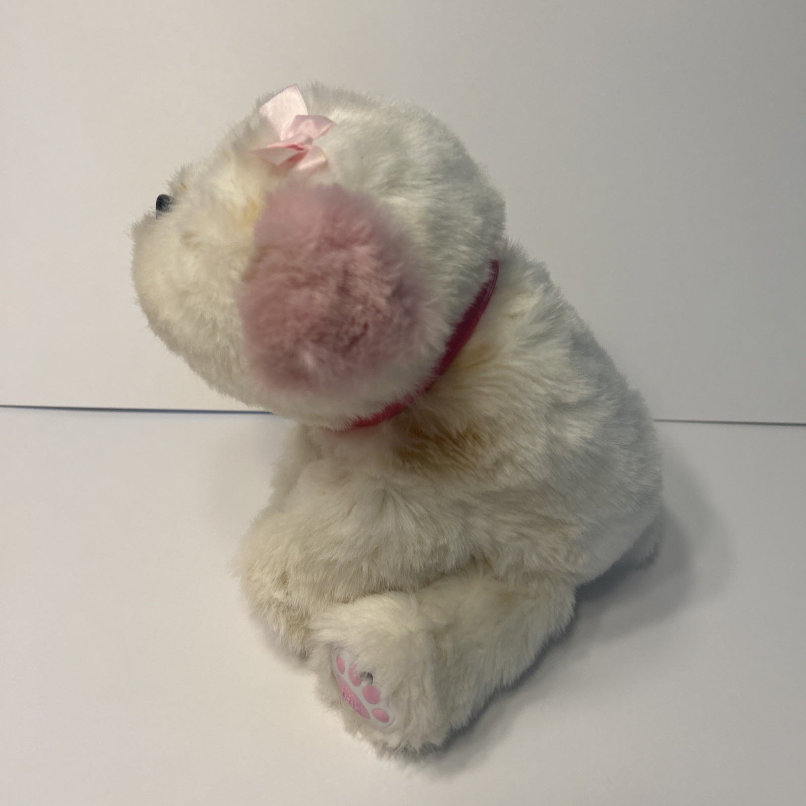 Little Live Pets My Dream Puppy Tiara Electronic Interactive Plush Dog White