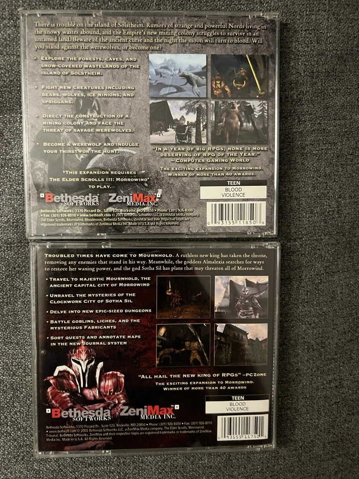 Expansión Elder Scrolls III Bloodmoon and Tribunal Foto 2 de 4