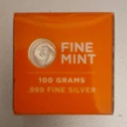 100 g .999 Fine Silver Bar 9Fine Mint