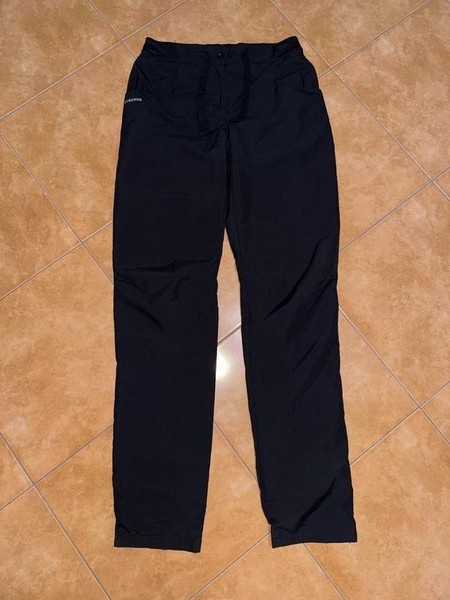 Women Quechua Trousers Black Fleece XS