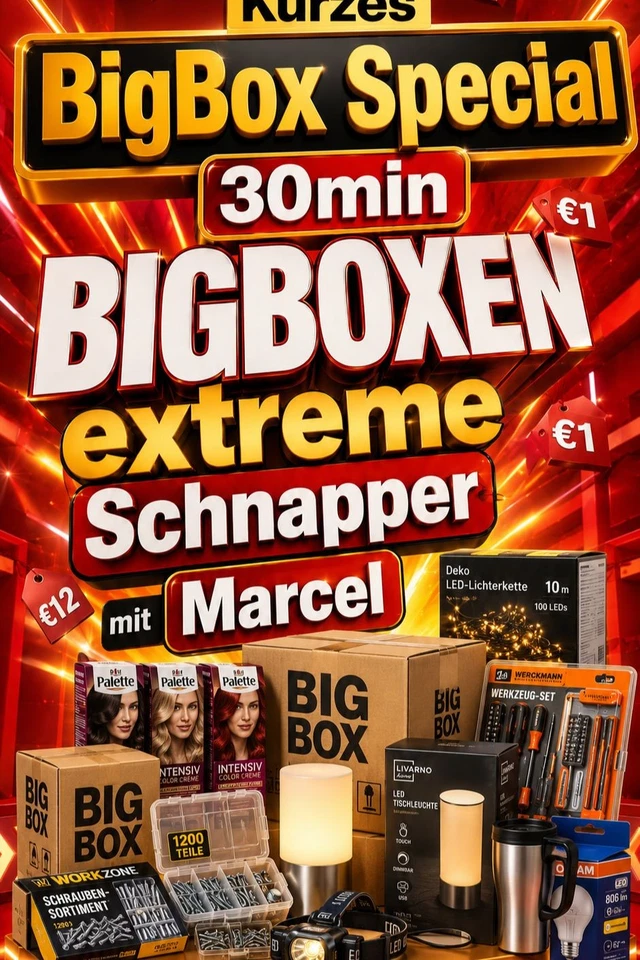 Kurzes BigBox Special 30min BIGBOXEN extreme Schnapper mit Marcel