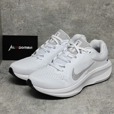 Nike Air Winflo 11 Glitter Swoosh White HQ3467-190 Women's Sizes