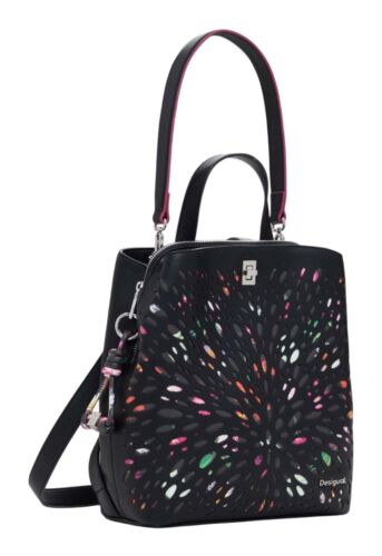 Desigual Blackwell Sumy Backpack Rucksack Rucksack Black schwarz purpur - Bild 2 von 4