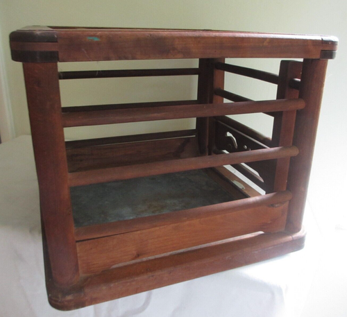Vintage Japanese Kotatsu Original Heater Low Wooden Floor Table Japan 12" Tall - Picture 6 of 13