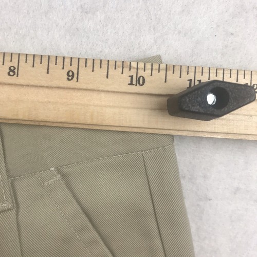 Authentic School Uniform Shorts Boys 7 Beige Elastic Waist Pleated Front NWT - Picture 9 of 9