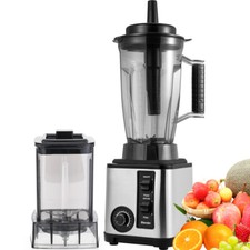 3L Electric Blender Food Processor 2 Jug Smoothie Milkshake Maker Coffee Grinder