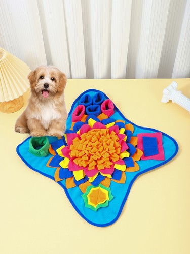 Pet Dog Snuffle Mat Sniffing Nose Training Pad Toilet Mat Treat Puzzle Toy UK - Picture 5 of 14