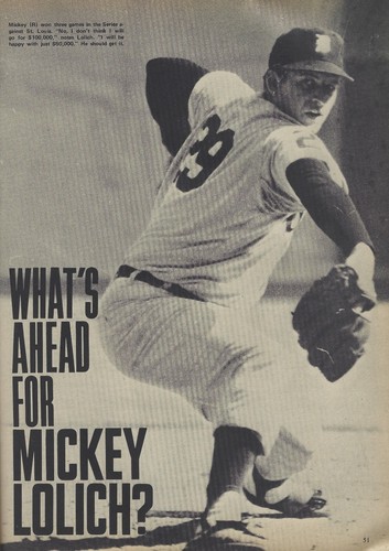 Marzo 1969 Pro Sports Gordie Howe Wilt Chamberlain Fran Tarkenton Lou Brock HOF - Foto 8 di 8