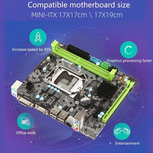 Kleines Micro Host Gehäuse HTPC Computer für Case Industrie Steuercomputer für - Bild 6 von 8