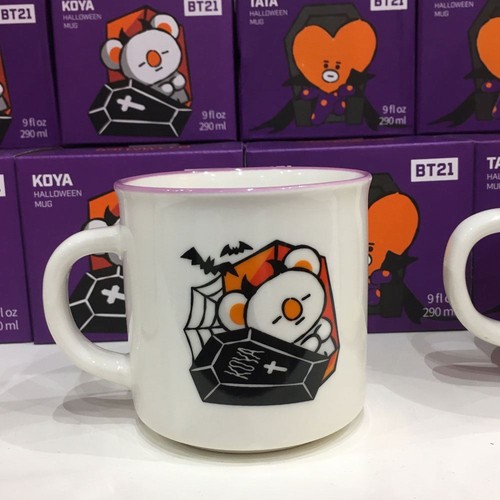 BTS BT21 Official Authentic Goods Mug Halloween Ver 9fl.oz 7 Characters - Picture 5 of 16