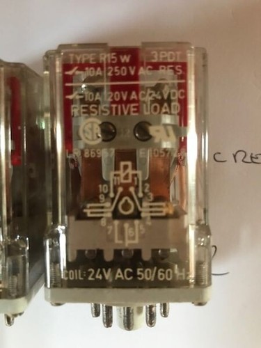 11x RINA type 60.13 11 pin relay 250v 10a aci x11 - Picture 2 of 3