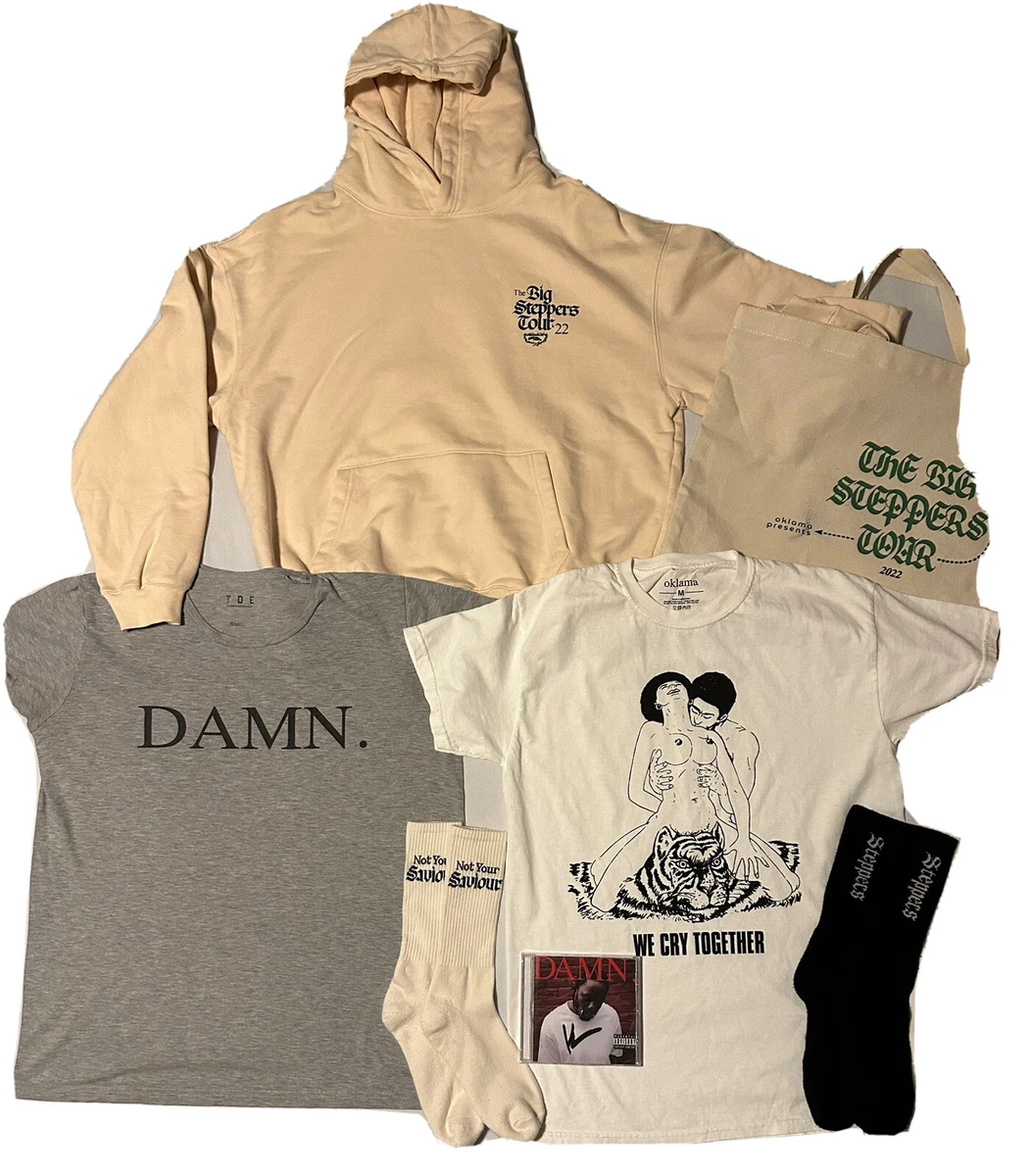 Kendrick Lamar Big Steppers Tour Damn Shirts Hoodie Socks Bag Bundle